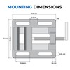 Forward Q196A 6 Inch Drill Press Vise Portable Bench Vise