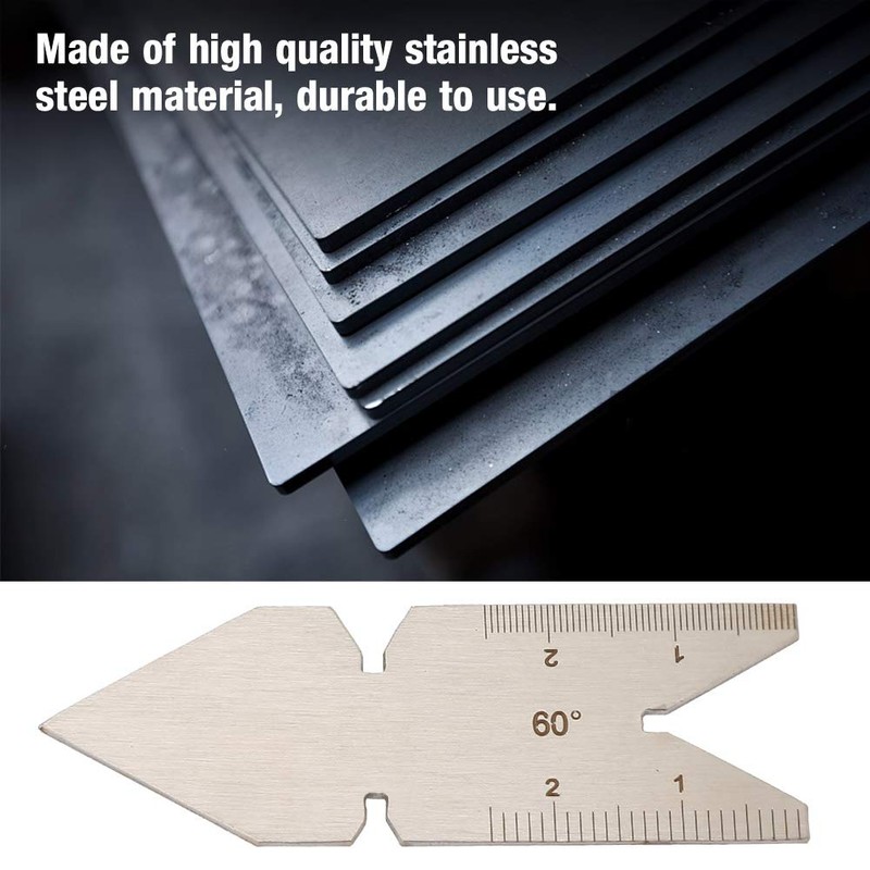 Center Fishtail Gauge Stainless Steel Thread Pitch Gauge Thread Pitch