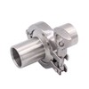 DERNORD 2 Pcs Sanitary Female Threaded Ferrule Pipe Fittings +