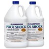 Champion 2-Pack Pool Shock, 12.5 Liquid Chlorinator for Swimming Pools,