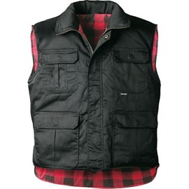 Craftland Gilet / Vest Handeloh - 1866 - Black - black / red, L