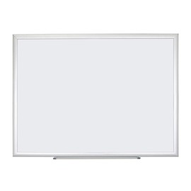 U Brands Melamine Non-Magnetic Dry-Erase Board, 48 X 36 Inches, Silver Aluminum Frame