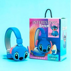 Audífono Over-Ear Sports Headset Stitch Bluetooth Azul Para iPhone Samsung Xiaomi