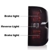 G-PLUS Smoke Lens Rear Tail Light Brake Lamp w/Wiring Harness
