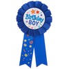 Birthday Boy Blue Fabric Award Badge - 7" (1 Pc)