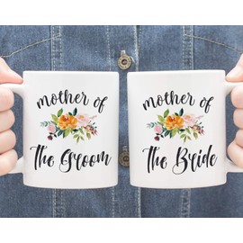 Mother of the Bride Mug, Mother of the Groom Mug, Mother of the Bride Gift, Mother of the Groom Gift, Wedding Mug Set, Wedding Gift Ideas