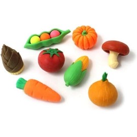 Iwako Japanese Brand Vegetable Japanese Eraser Set Made in Japan S-3449