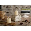 SOFE Column Pedestal Stand for Decoration Display, Distressed White Small