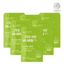 Tree Mill Days 6 boxes of Trimil Days full Banaba leaves 850mg x 30 tablets / 트리밀데이즈 그대로 채운 바나바잎 850mg x 30정 6박스