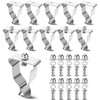 Tandefio 10 Sets Window Well Cover Clips Outside 2.36'' x