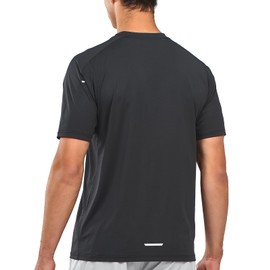 NORTHYARD Men's Athletic Running T-Shirts Quick Dry Workout Shirts Short-Sleeve Sports Gym Tee Tops Performance Activewear Black 2XL