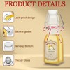 NVioAsport 10 Pack Swing Top Glass Vanilla Extract Bottles 4