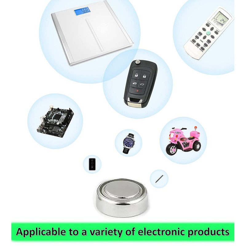 SKOANBE SR721SW 362/361/162 1.5V Button Coin Cell Watch Battery-10 Packs