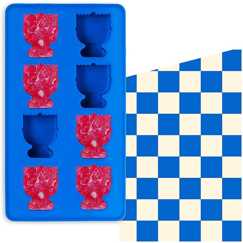 Hanukkah Silicone Ice Cube Mold Tray, Dreidel and Menorah Molds,