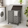 WOWLIVE Laundry Basket with Wheels, Heavy Duty Laundry Hamper with