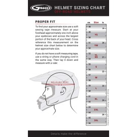 GMAX MX-86 DOT Approved Full Face Motorcycle Helmet for Off Road Riding and Racing