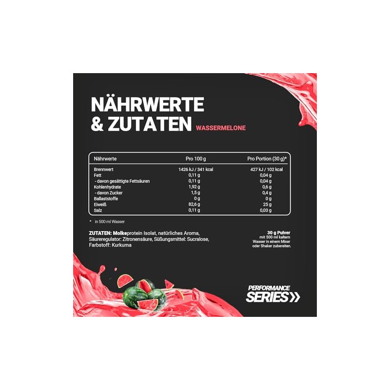 Wehle Sports Clear Whey Protein Pulver 1 kg - Isolate