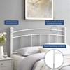 Modway Abigail Full Metal Headboard in White