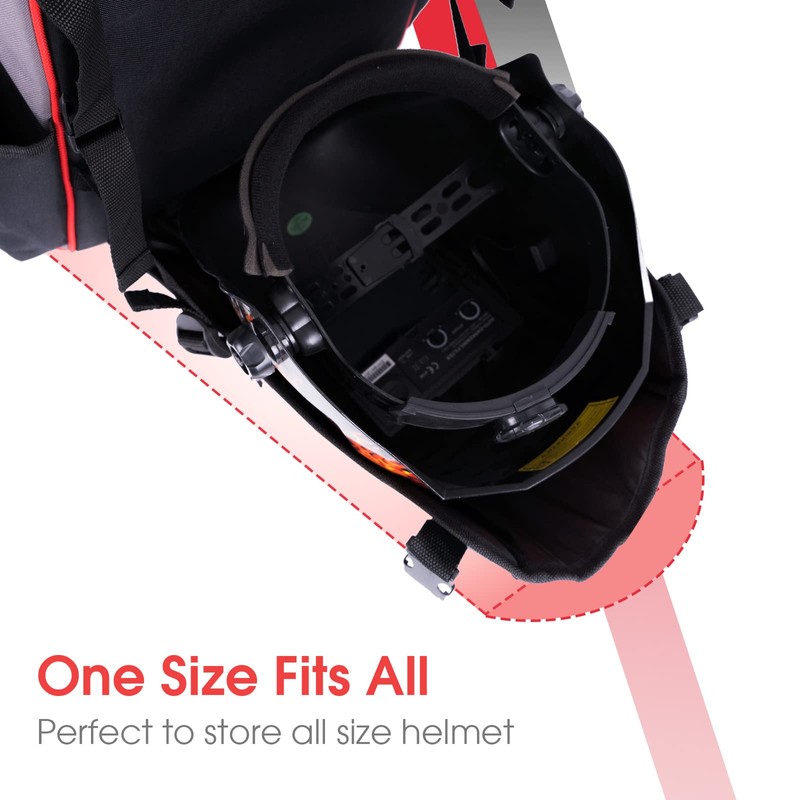YESWELDER Welding Backpack Extreme Gear Pack with Helmetcatch (holds welding