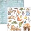 CIAO BELLA Aesop's Fables Paper Pad 8 Inch X8 Inch