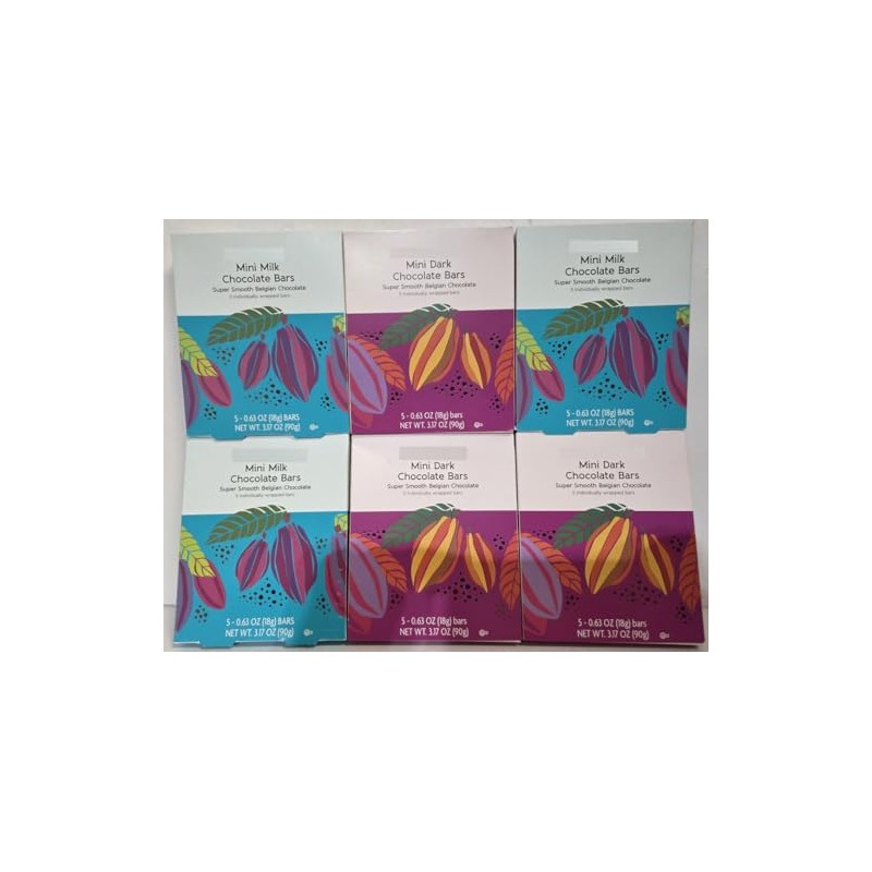 Trader Joe Mini Dark & Milk Chocolate Bars Super Smooth