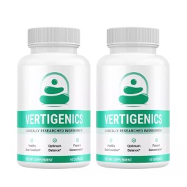(2 Pack) Vertigenics Capsules to Support The Body’s Balance System & Dizziness