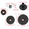 21Pcs Cymbal Replacement Accessories Felts Sleeves Wing Nuts Washers for