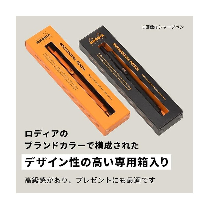 Rodia Ballpoint Pen Script 0.7mm Hexagonal Axis Aluminum Body Hairline
