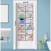KIMBORA Over The Door Shoe Organizer 12 Large Mesh Pockets