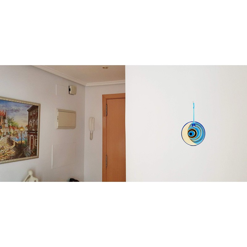 Turkish Eye in Gold - Home Wall Decor (Model 1)