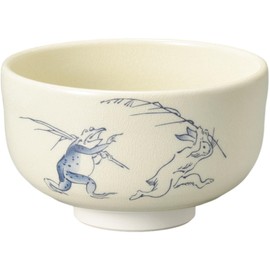 Matcha Bowl, Matcha Rice Bowl, Tea Ceremony, Swan Beast Caricature, Cutaway Rice Bowl, Pottery, Mino Ware, Made in Japan