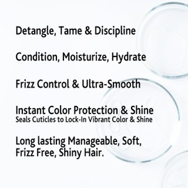 SNOB GIRLS CURALIGN Vegan Smoothing Conditioner, Ultra-Smoothing Control, 1 Minute Hair Mask for Unruly, Curly, Frizzy Hair. Anti Frizz Conditioner