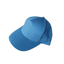 Boys Girls Kids Children's Truquoise Baseball Cap Summer Hat Plain 5 Panel, 4 to 8 Years Approx.