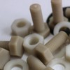 50 x Fibreglass Reinforced Super Nylon Hex Head Bolts M8