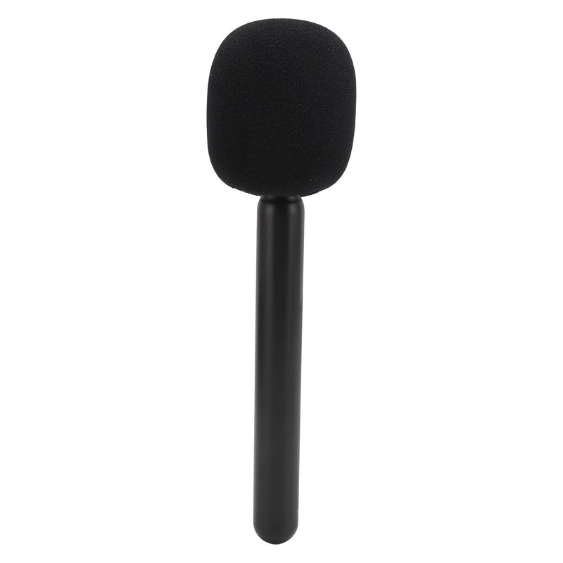 Wireless Mic Handheld Adapter with Windshield Foam Lightweight Interview Microphone