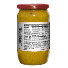 Mantova Yellow Tomato Sauce, 24 oz. (Pack of 2), Product of Italy, Yellow Tomatoes, Sweet Pulp, Low Acidity and Few Seeds, No Added Sugar, Artificial Flavoring, Coloring or Preservatives, Gluten-Free