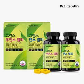 Dr. Elizabeth Greens Men's + Women's Multivitamin Couple Set / 닥터엘리자베스 그린스 멘스 + 우먼스 멀티비타민 커플세트