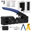 Network Tool Set with 50 x RJ45 Connector Cat7/Cat6a Pass