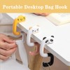 3 Pcs Portable Desktop Bag Hook Handbag Hook School Bag