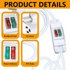 2 Way Extension Cord with On/Off LED Switch, Fiabtool 3