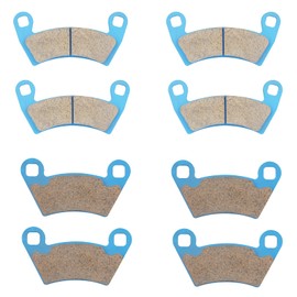 Front & Rear Ceramic Brake Pads Set for 2011-2019 Polaris Ranger XP 900, 2014-2021 Polaris Ranger Crew 570 Mid Size and Ranger Crew 570-4, 4 sets Front and Rear Brake Pads