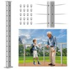 Gyykzz 42" Brushed Corner Post for Deck Cable Railing Kit