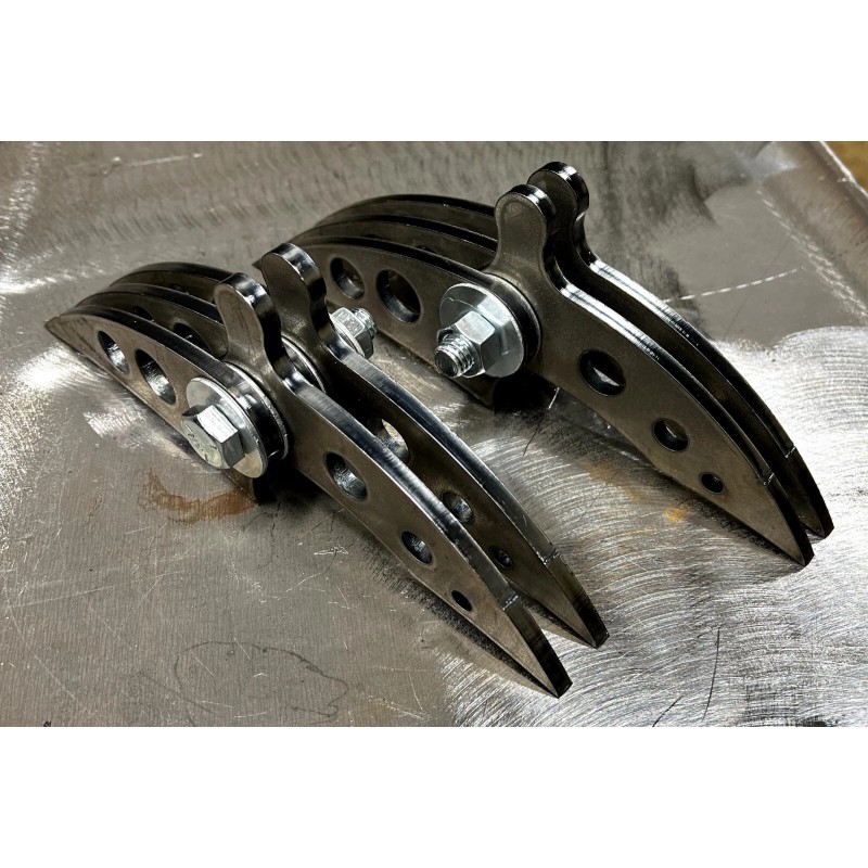 Fat Daddy Smokers 500/250 Gallon propane tank Bear claw hinges