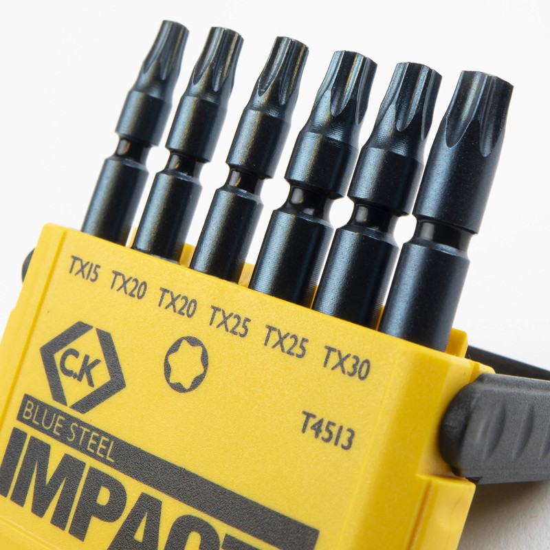 C.K T4513 "Blue Steel" TX Impact Screwdriver Bit, 0 V,