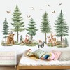 wondever wondever Mountain Tree Wall Stickers Decor for Kids Room