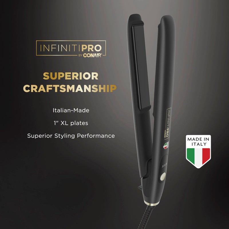 INFINITIPRO by CONAIR ArteBella 1-inch Flat Iron |Hair Straightener with