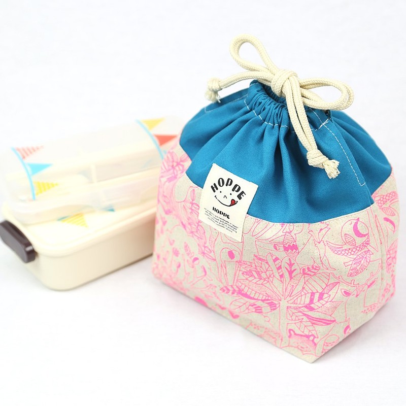 Forest Nutkin Fluorescent Pink Drawstring Medium