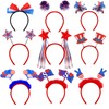 Semato 9 Pcs 4th of July Accessories Patriotic 4th of