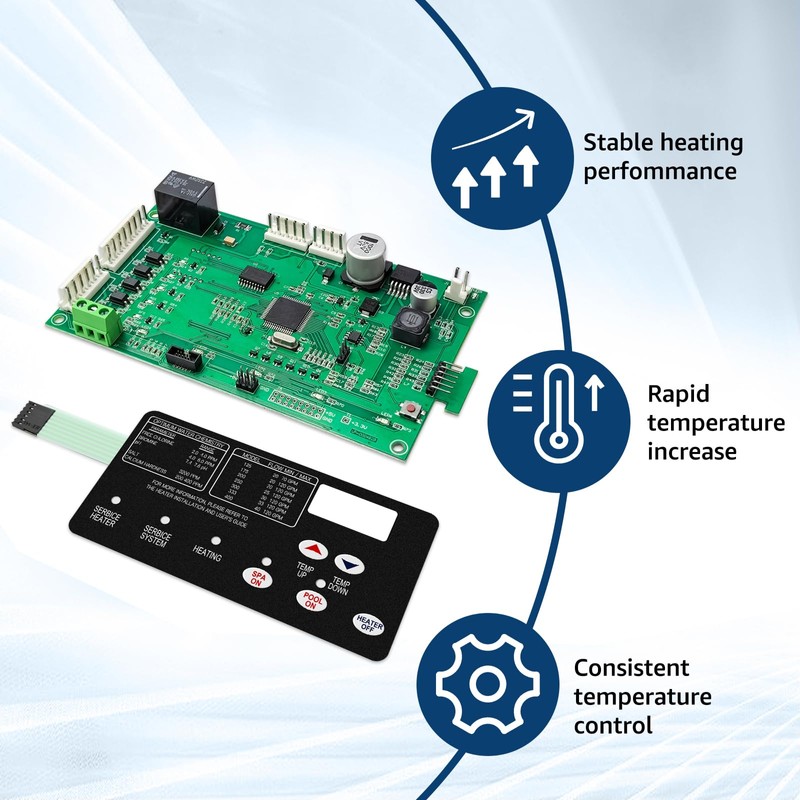 42002-0007S 461105 Control Board kit Replacement for Pentair Mastertemp 400
