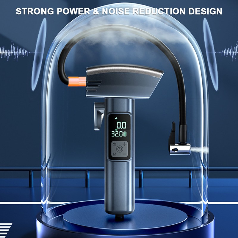 6in1 Car Wireless Inflatable Pump Portable Tire Inflator Intelligent Window